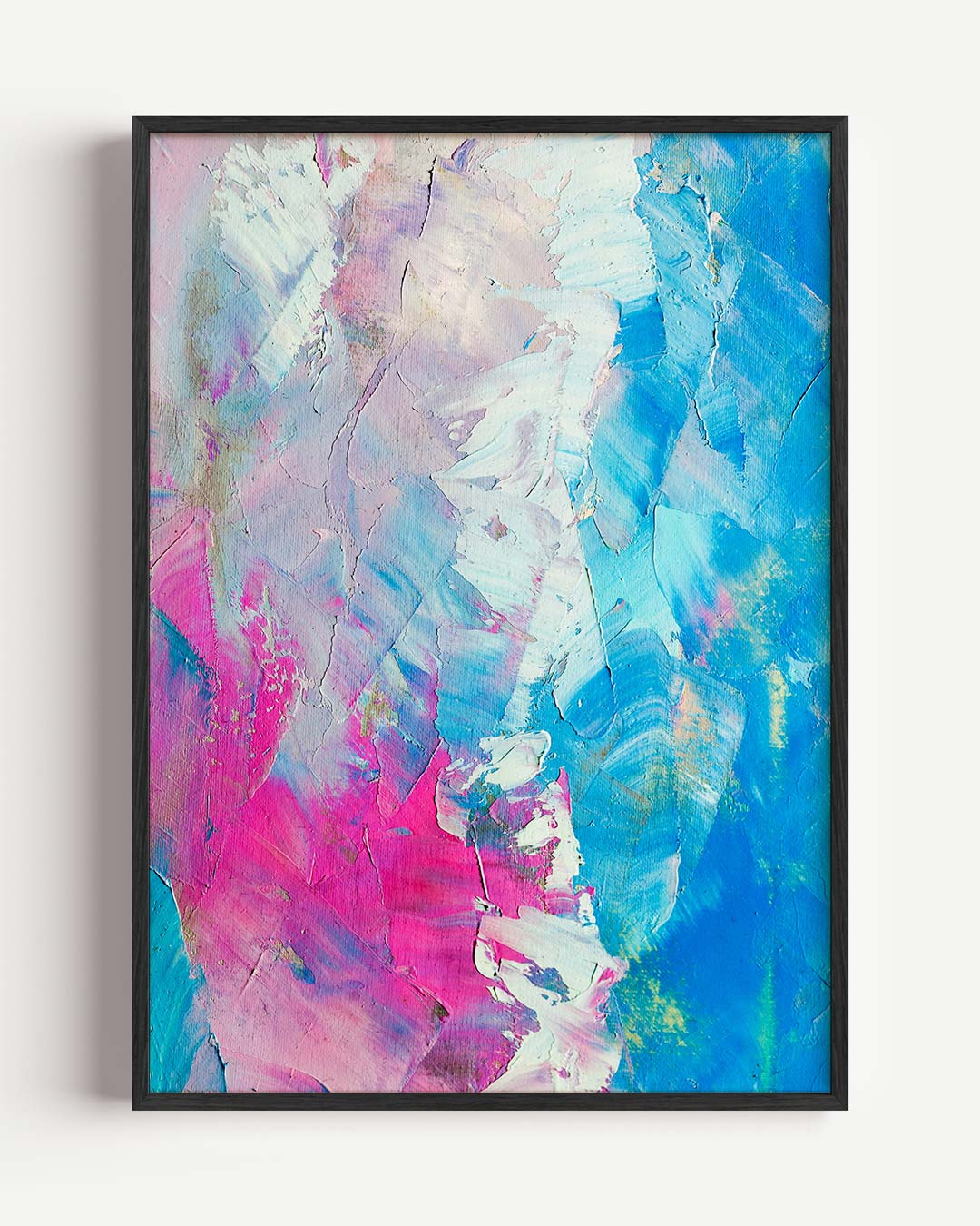 Abstracte Kleurenpracht – Popart en Streetart portret poster als wanddecoratie