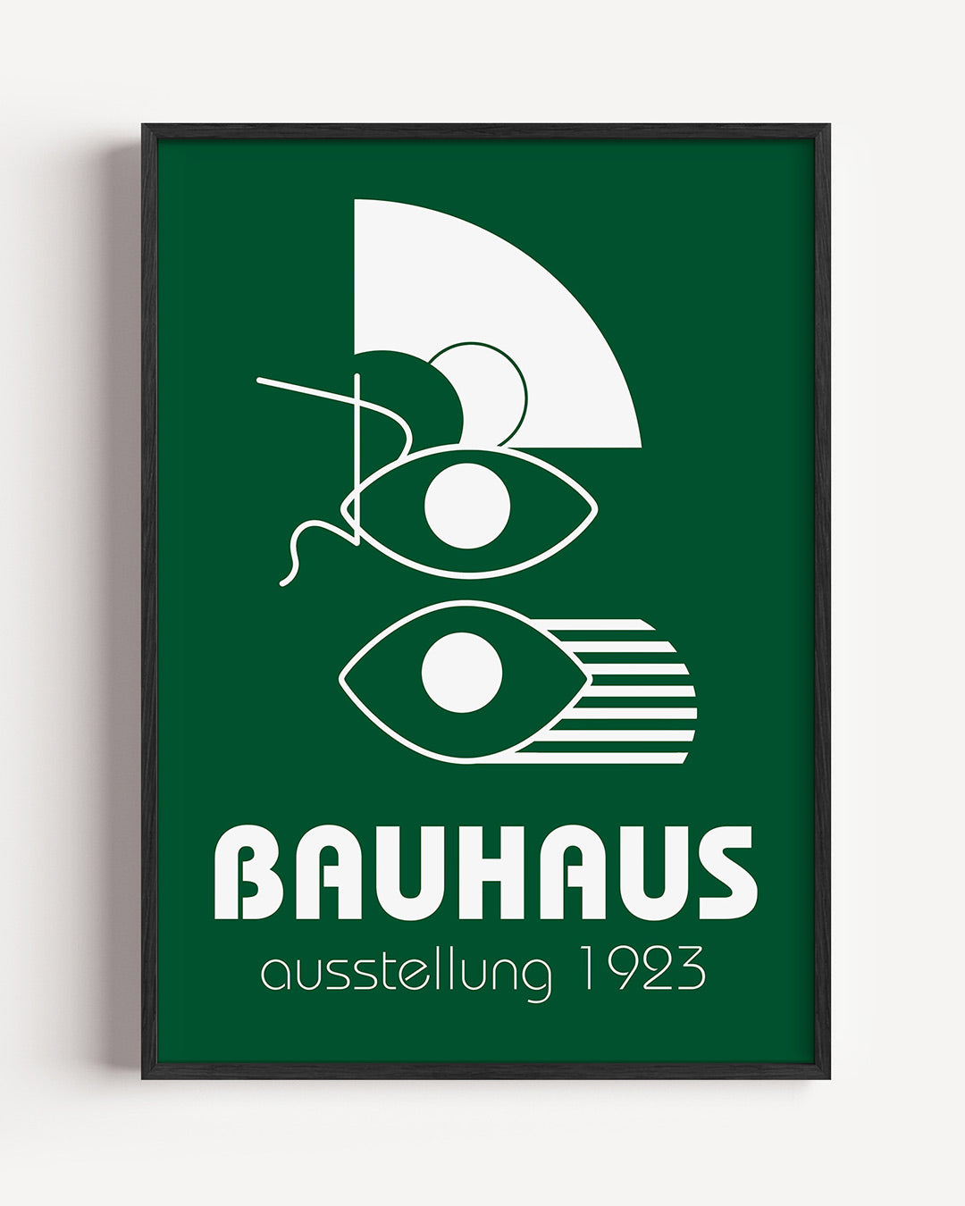 Vormen en lijnen – staande Bauhaus poster als wanddecoratie