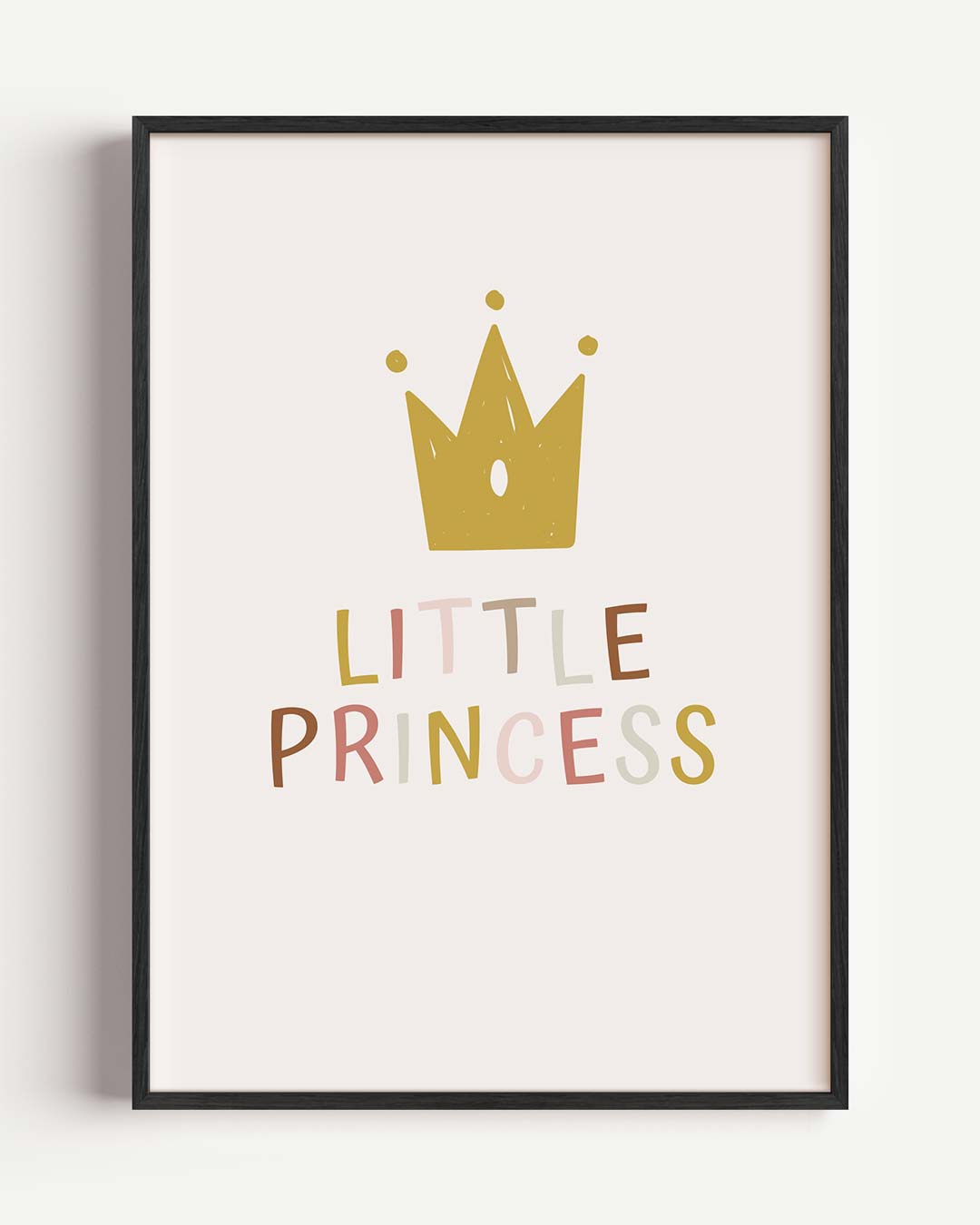 Little Princess – kids portret poster als wanddecoratie