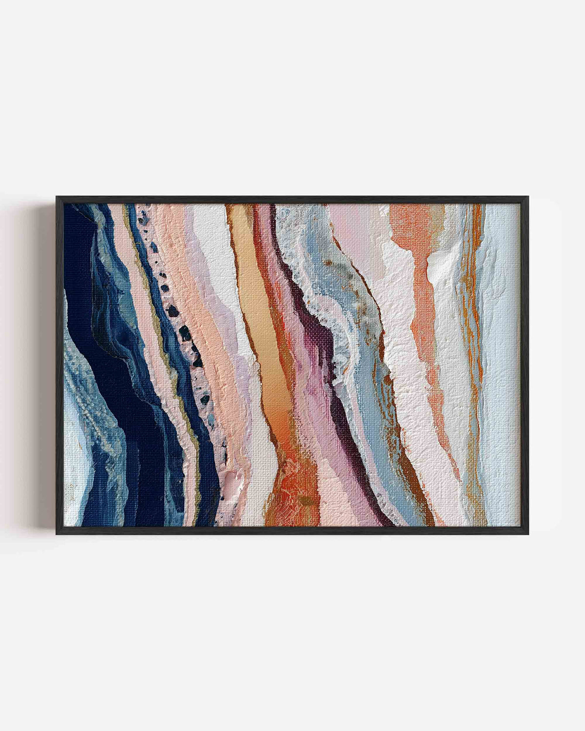 Abstracte lijnen – abstracte landscape poster als wanddecoratie