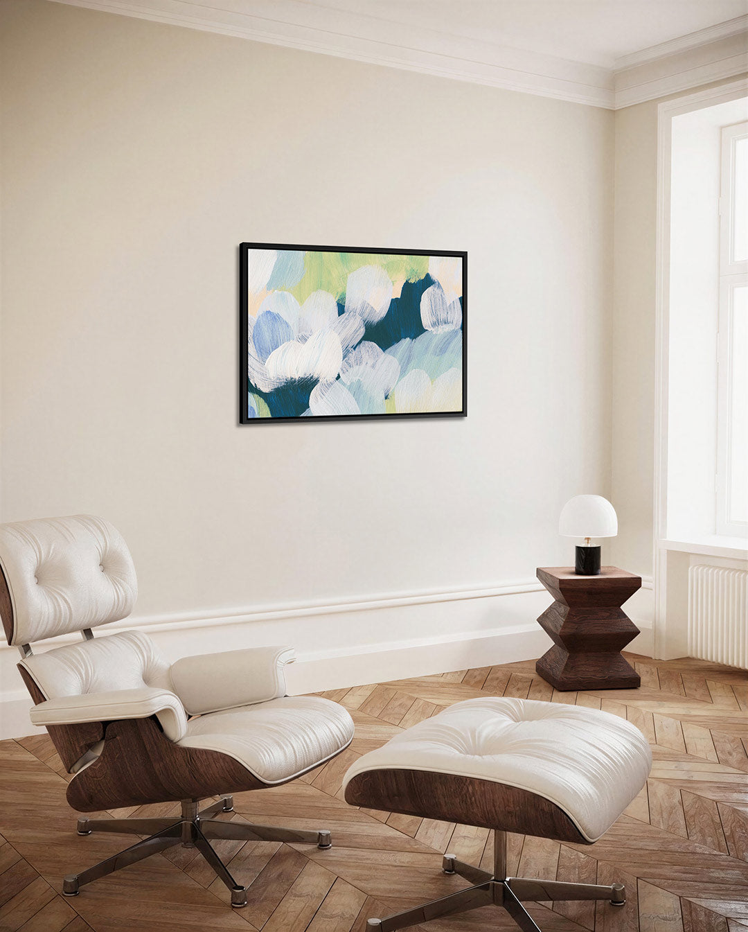 Kleurrijke borstelstreken – Borstelstreken – alternatieve weergave van het kunstwerk