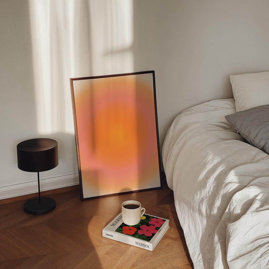 Zonsondergang Dromer – staande kinderkamer wanddecoratie van WallArtistic