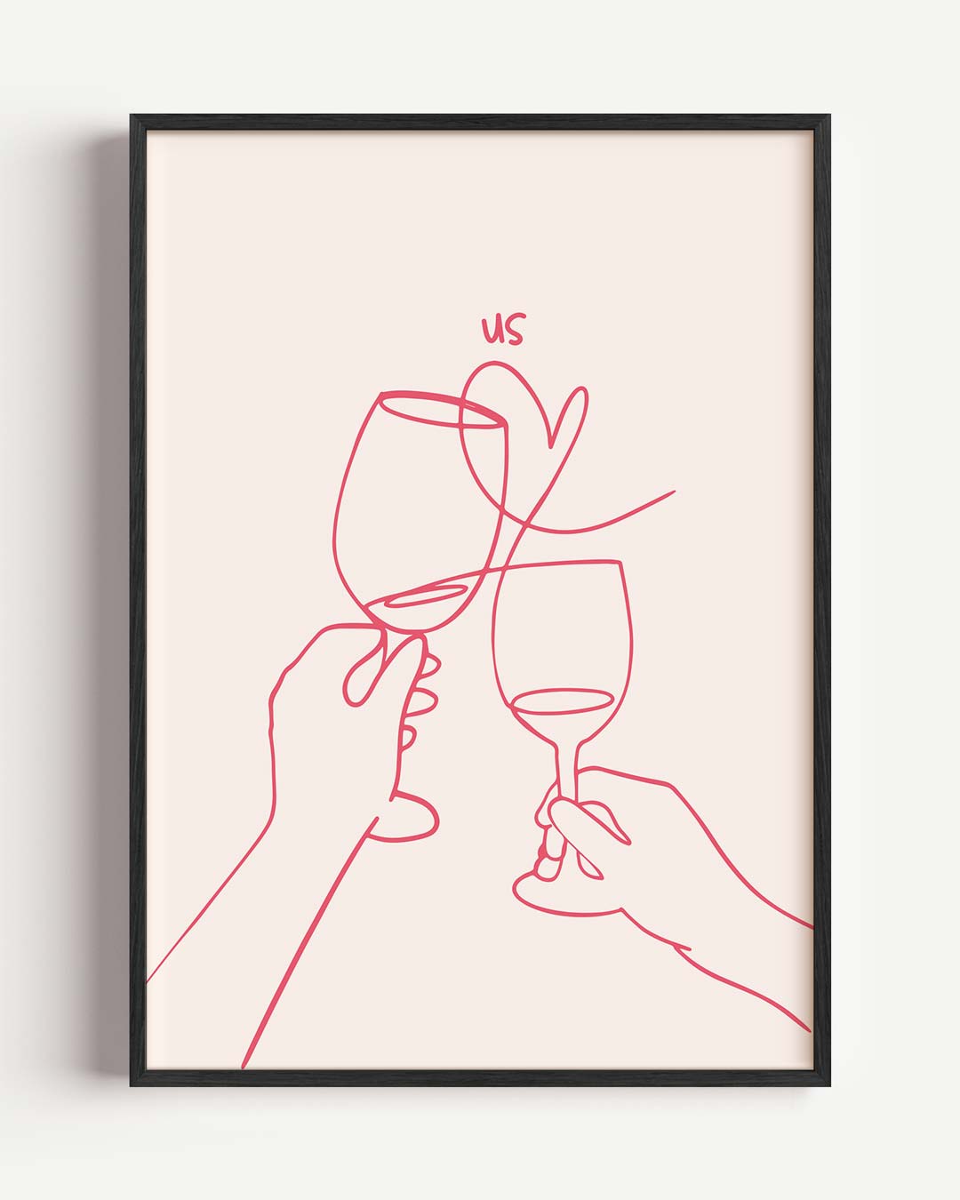 Liefdevolle Toast – zomer portret poster als wanddecoratie