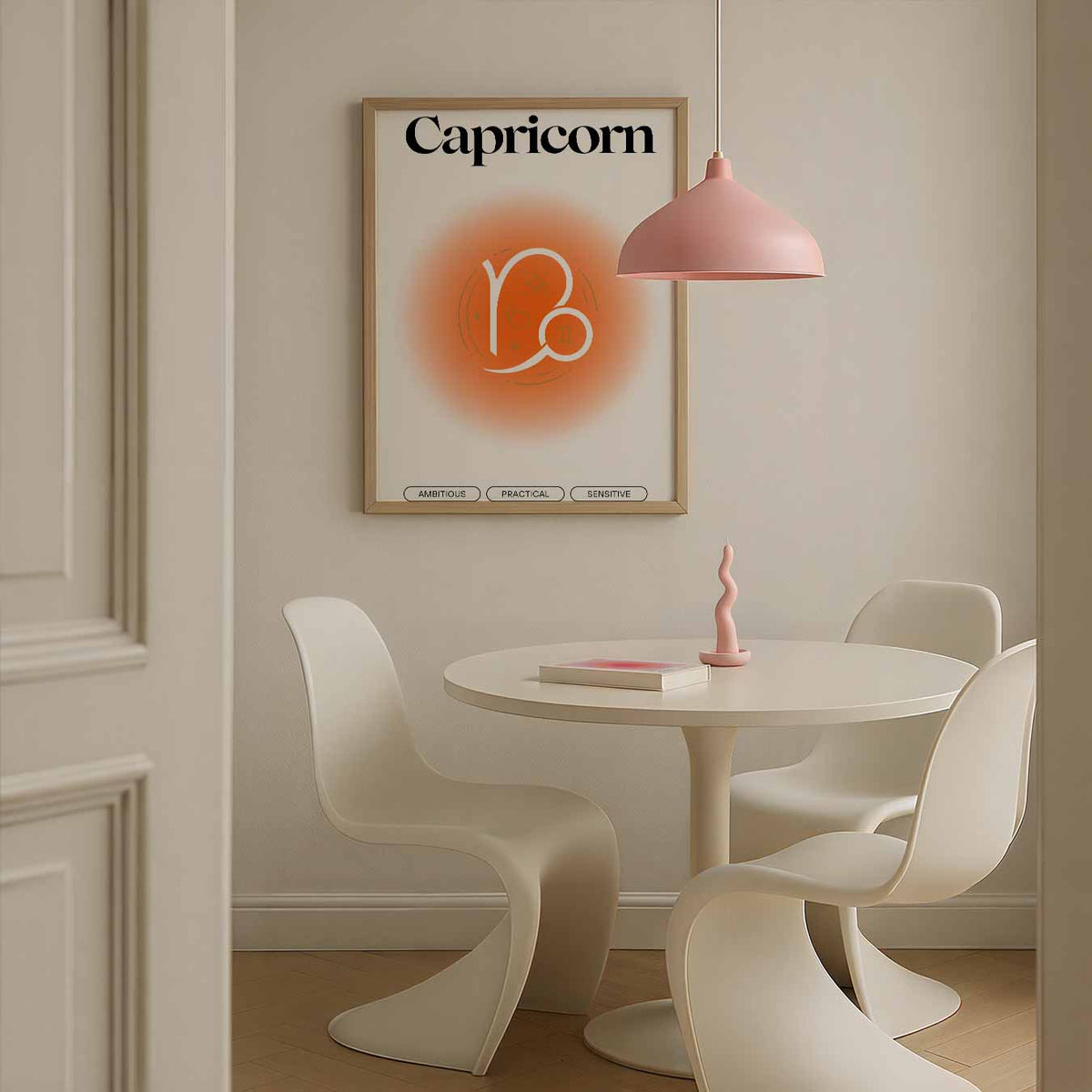 Stoere Steenbok – staande mindful wanddecoratie van WallArtistic