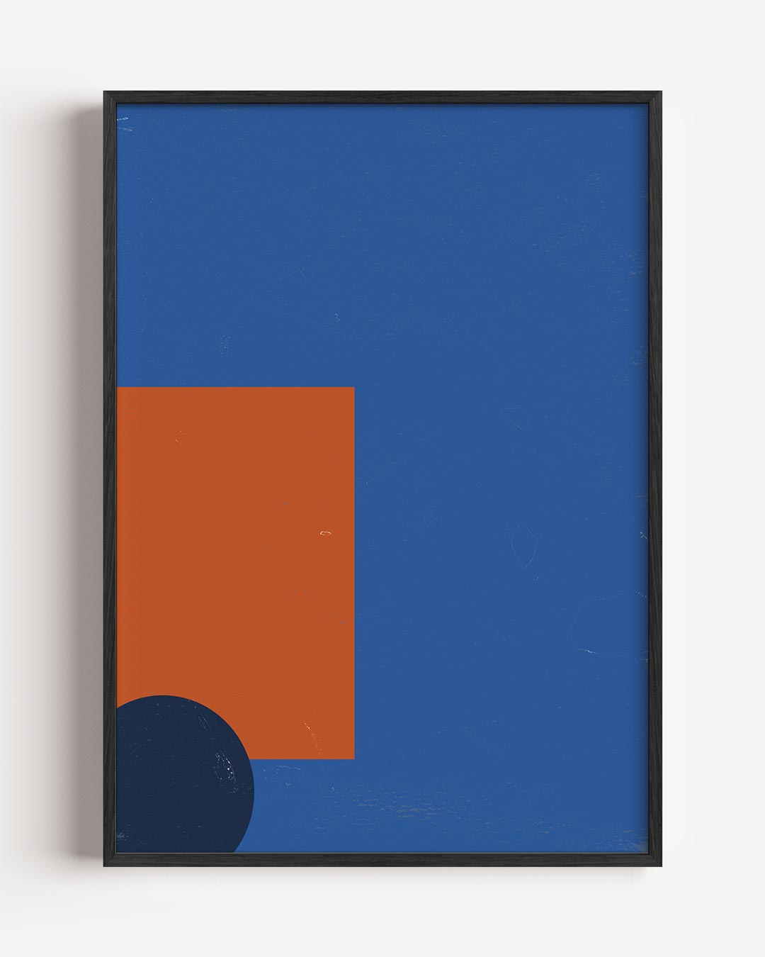 Moderne Geometrische Abstracte – kleurrijke abstracte portret poster als wanddecoratie