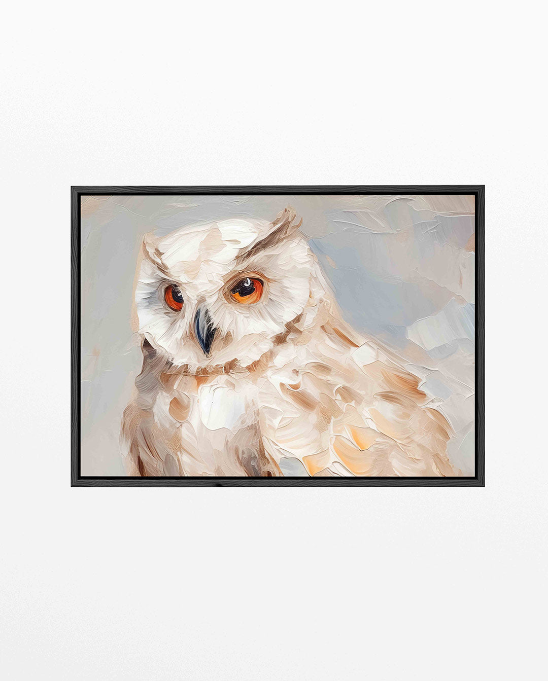 Uil – liggend wanddecoratie kunstwerk