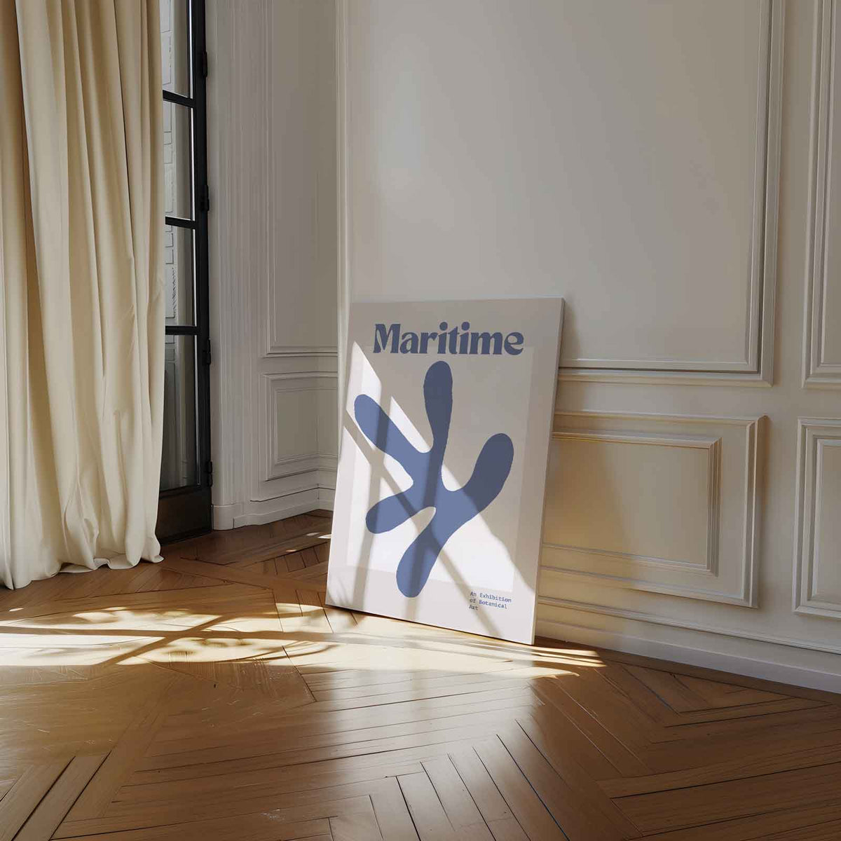 Maritieme Abstractie – modern portret kunstwerk van WallArtistic