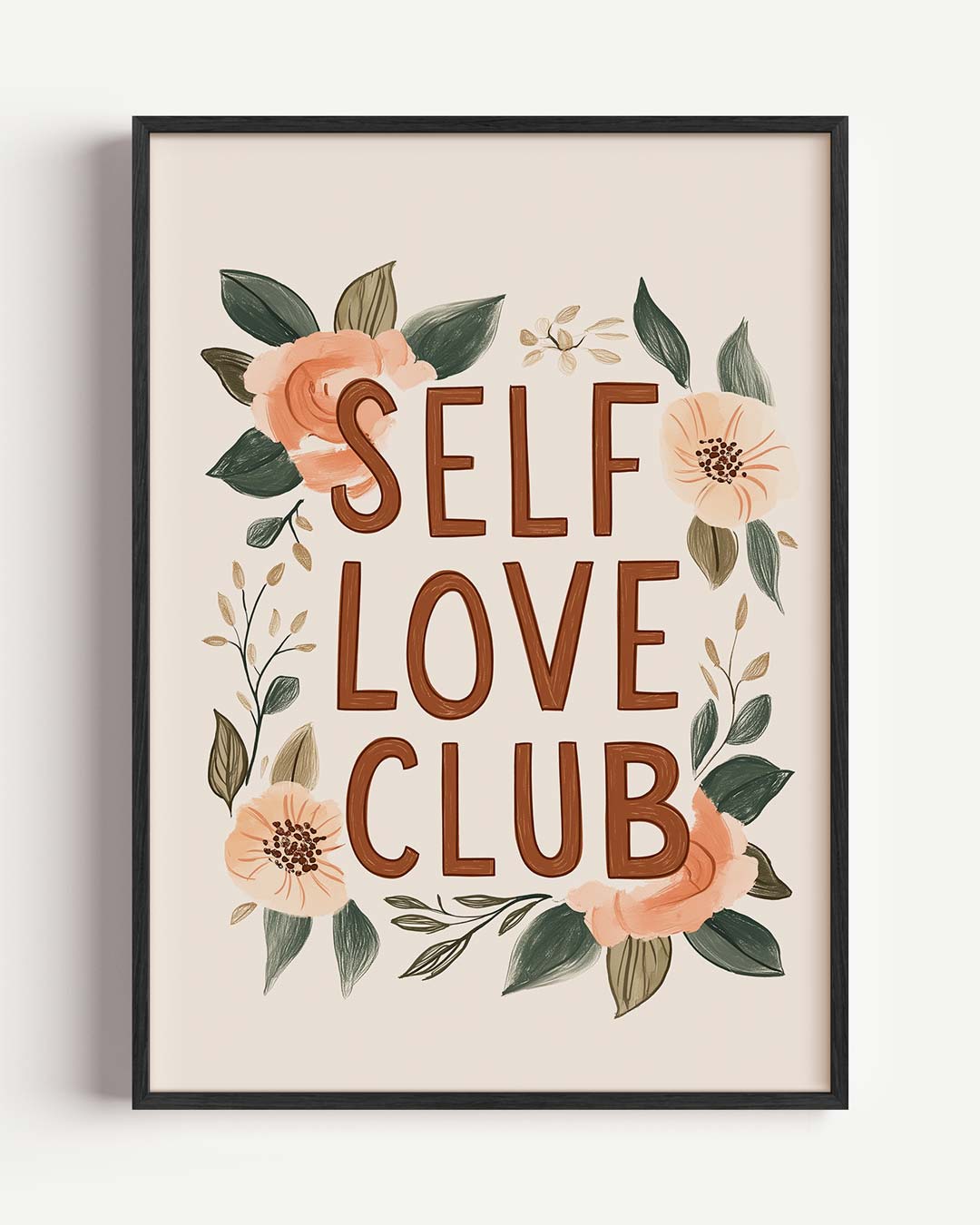 Self Love Club – kids portret poster als wanddecoratie