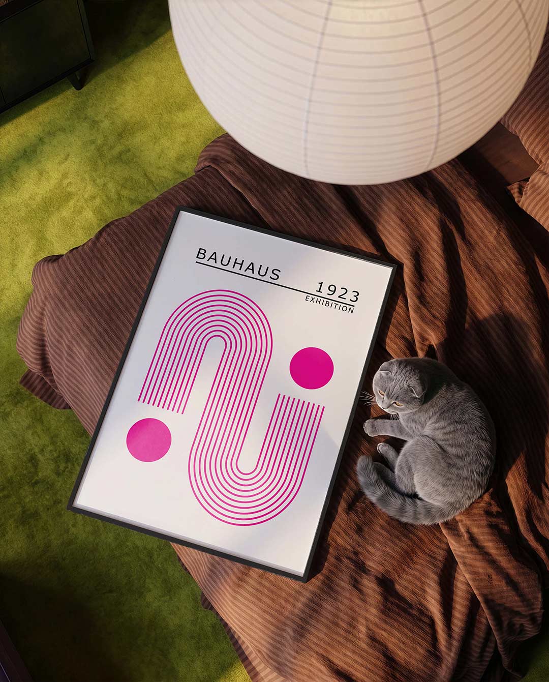 – moderne Bauhaus wandkunst als poster