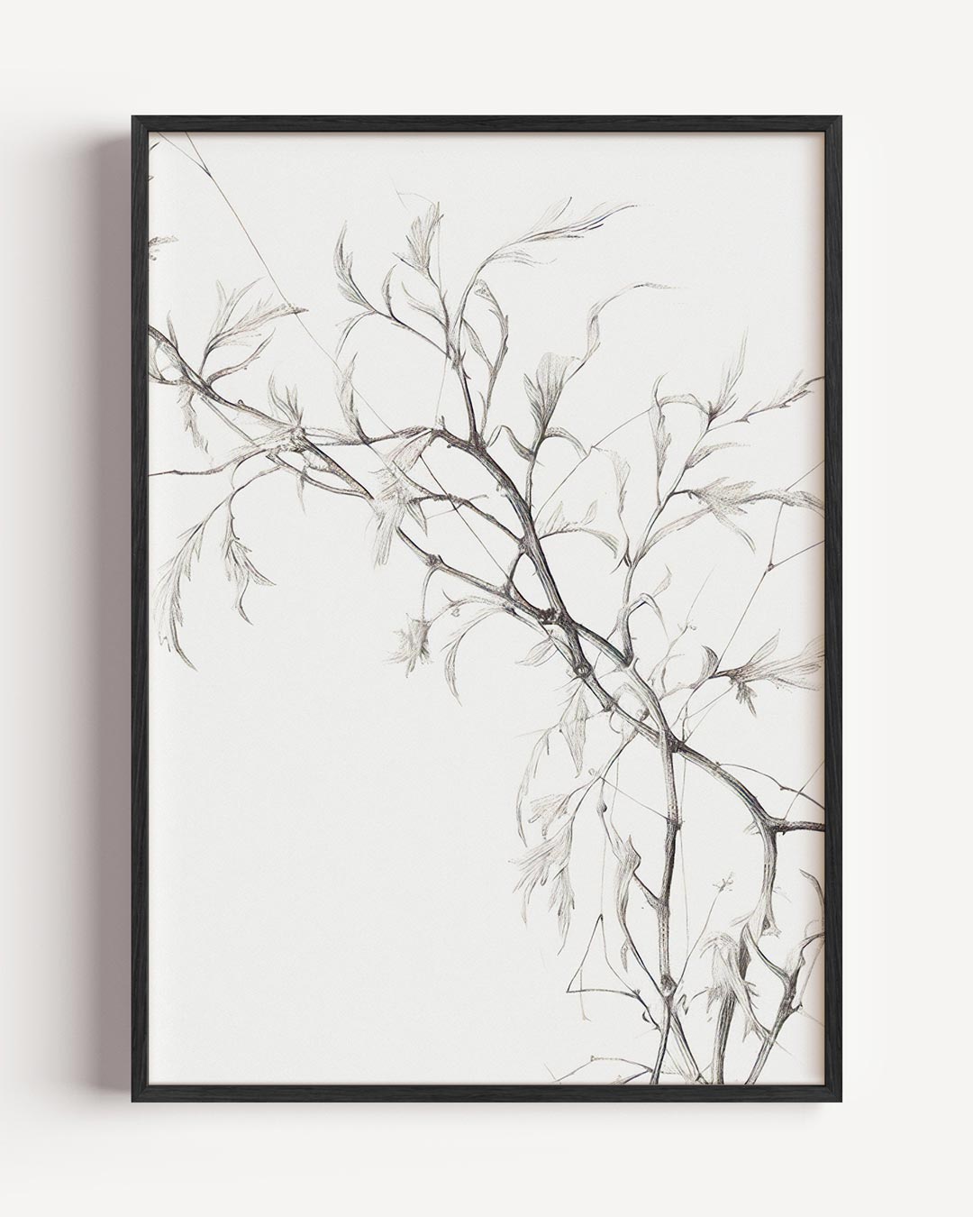 Minimalistische Tak – vintage portret poster als wanddecoratie