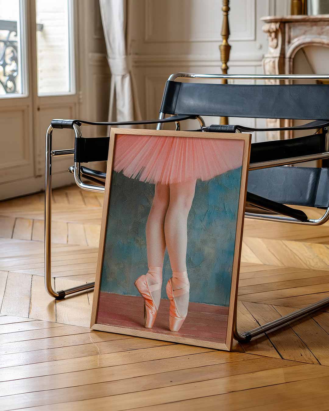 Elegante Balletschoonheid – urban poster in staand formaat