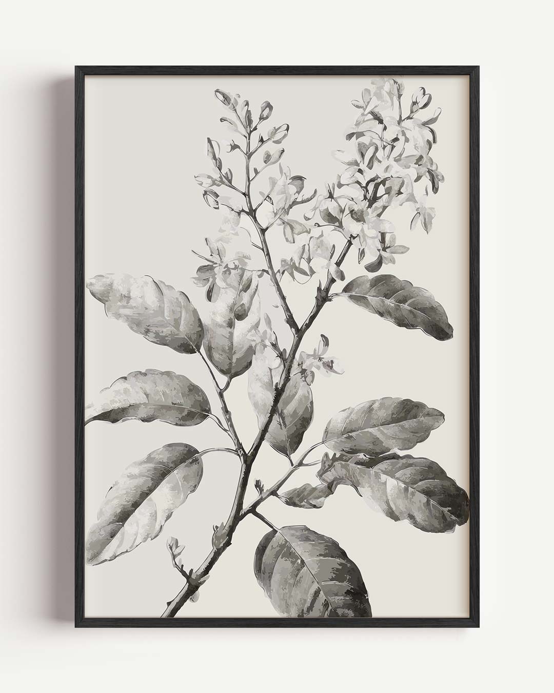 Elegante Bloemenprint – bloemen portret poster als wanddecoratie