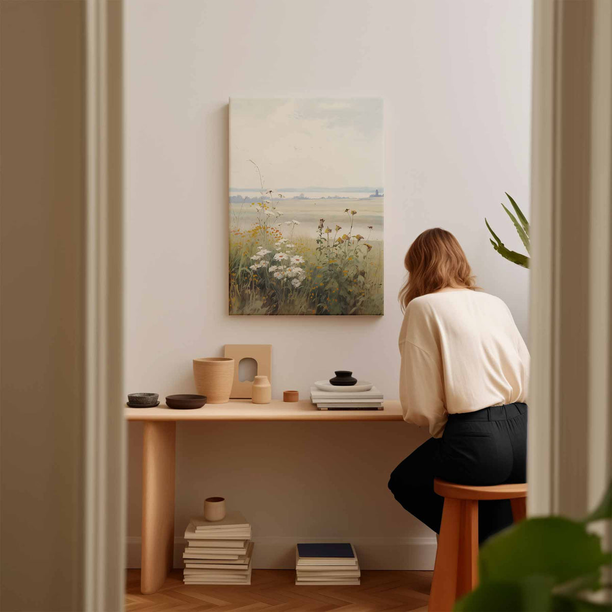 Zomerweide Dromen – canvas kunstwerk als wanddecoratie