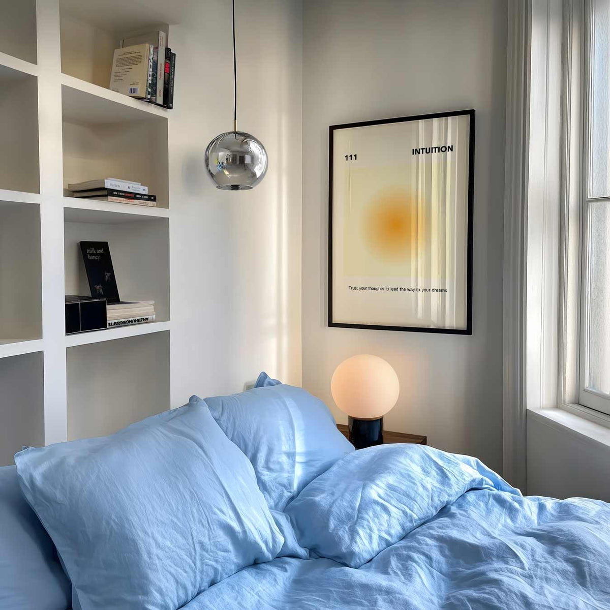 Vertrouw op je intuïtie – mindful poster als rustige wanddecoratie
