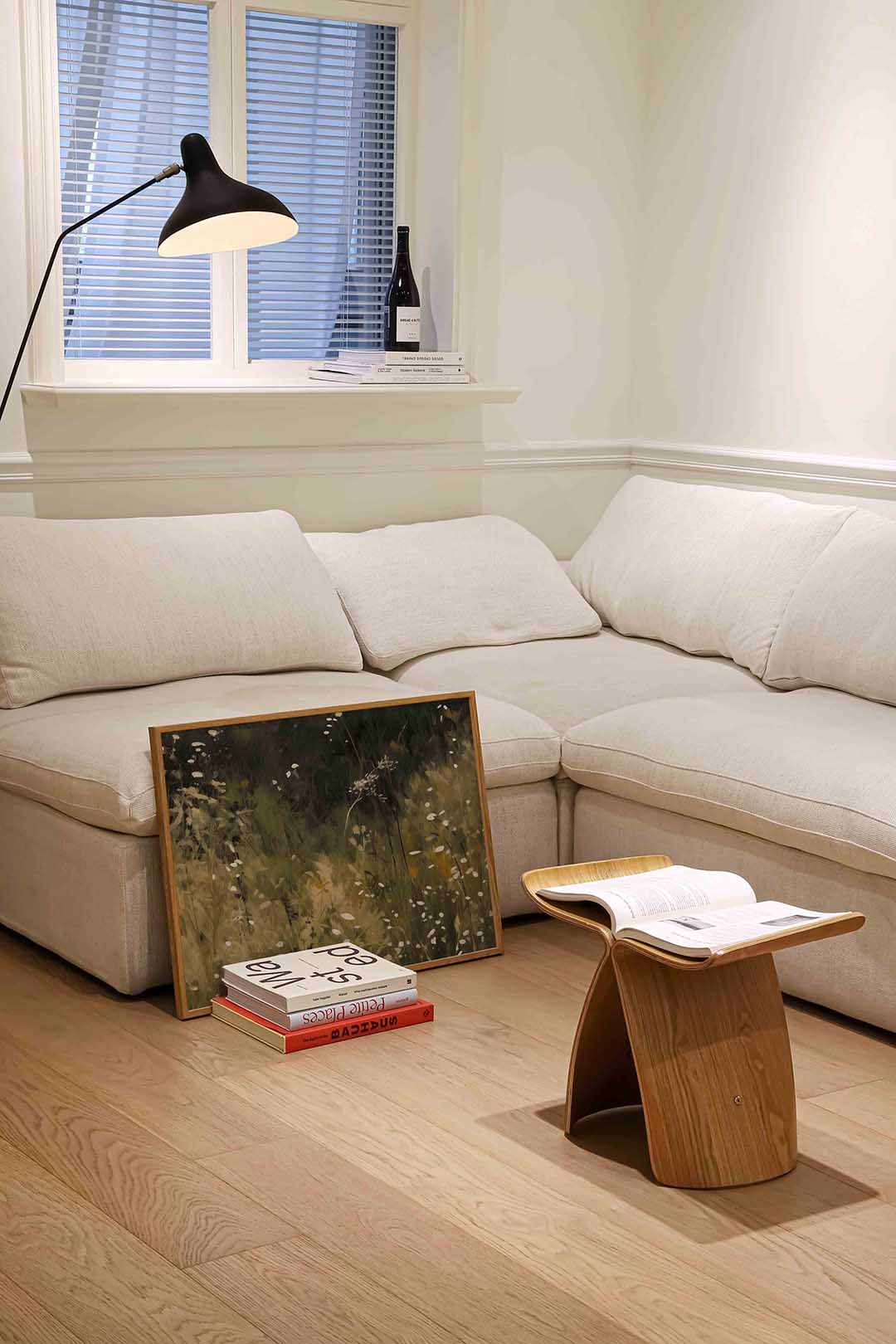Wilde bloemen – abstracte wandkunst als landscape poster