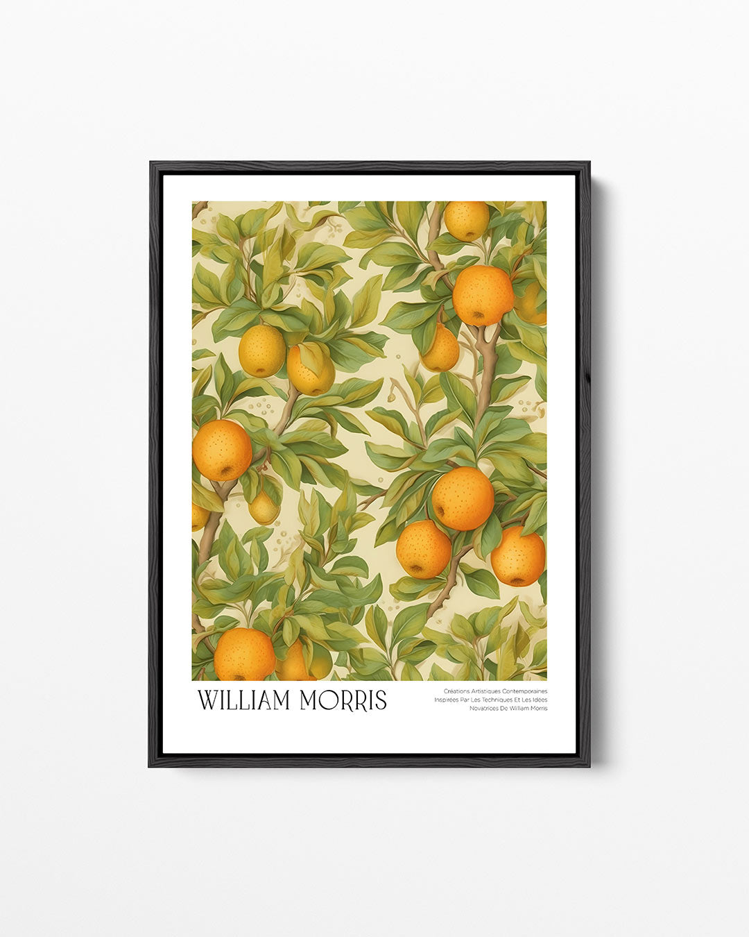 Citrus en bladeren – staand wanddecoratie kunstwerk