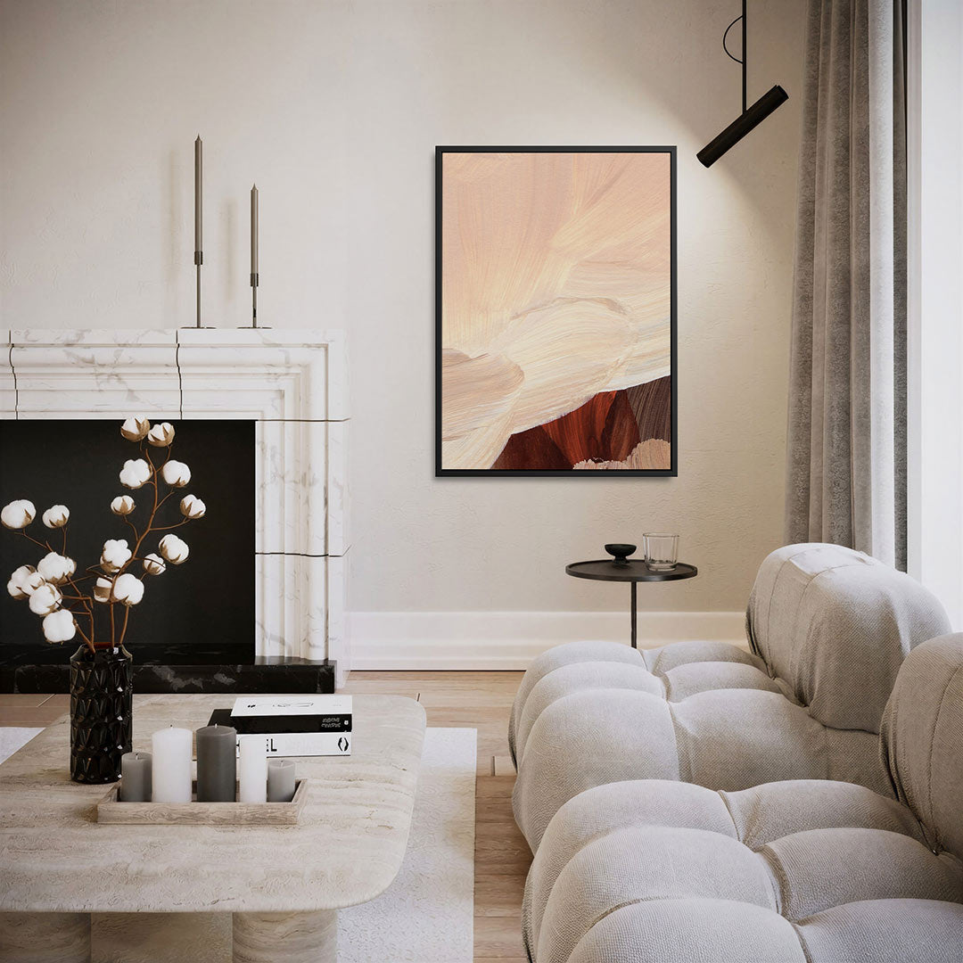 Kleurencompositie – moderne staande wandkunst