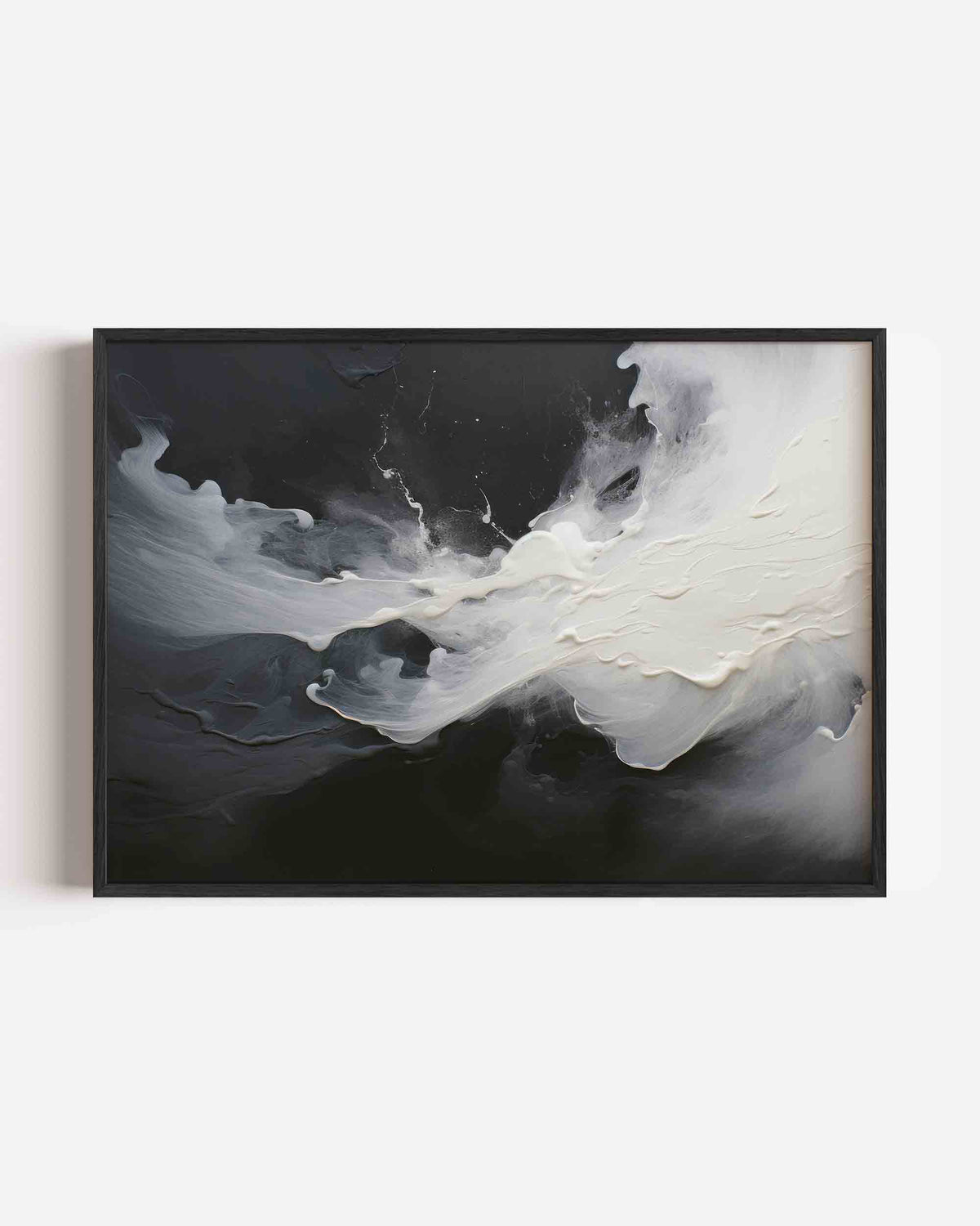 Vloeiende beweging – abstracte landscape poster als wanddecoratie
