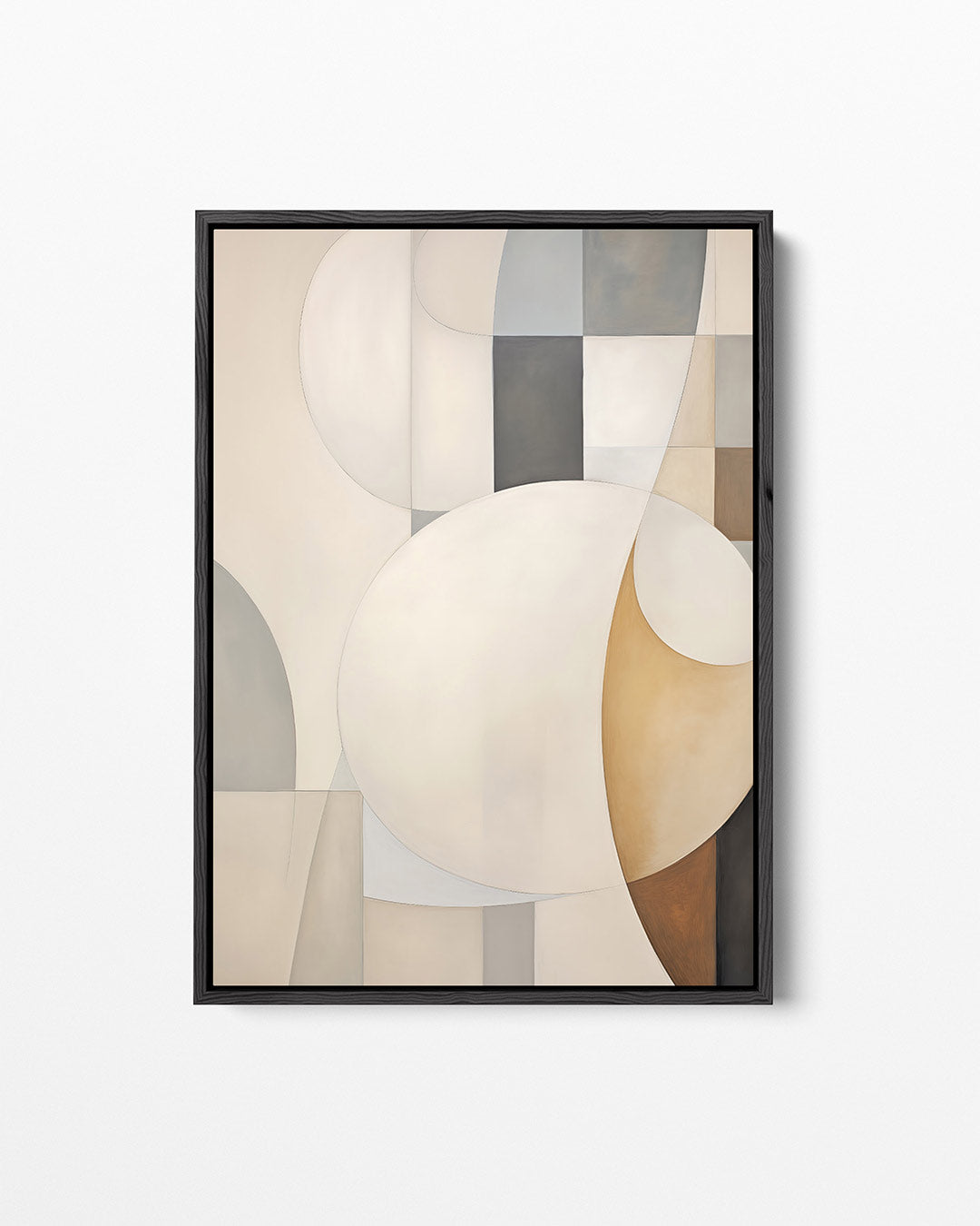 Geometrische vormen compositie – staand wanddecoratie kunstwerk