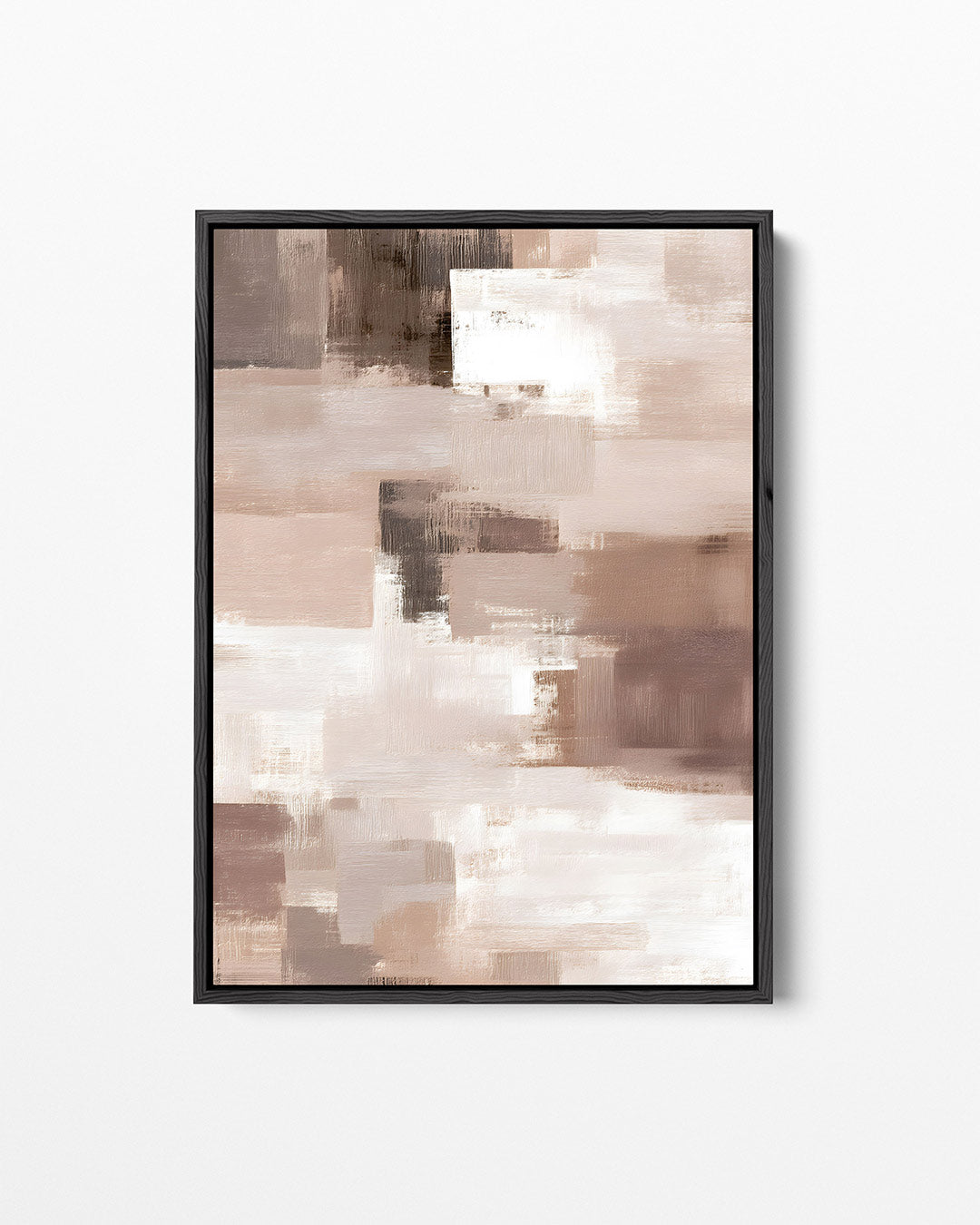 Zachte kleuren compositie – staand wanddecoratie kunstwerk