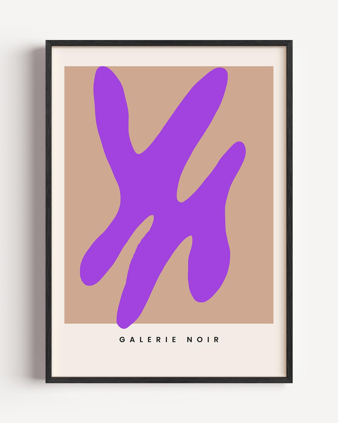 Moderne Abstracte Kunstposter – typografie portret poster als wanddecoratie
