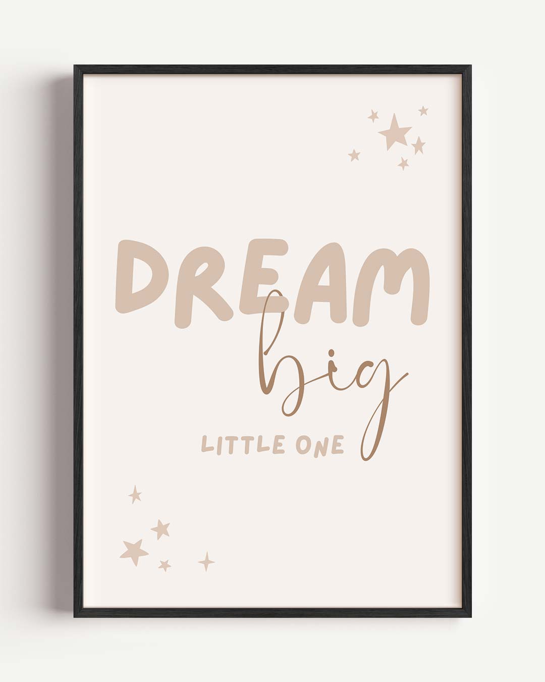 Droom Groot Kinderkamer – kids portret poster als wanddecoratie