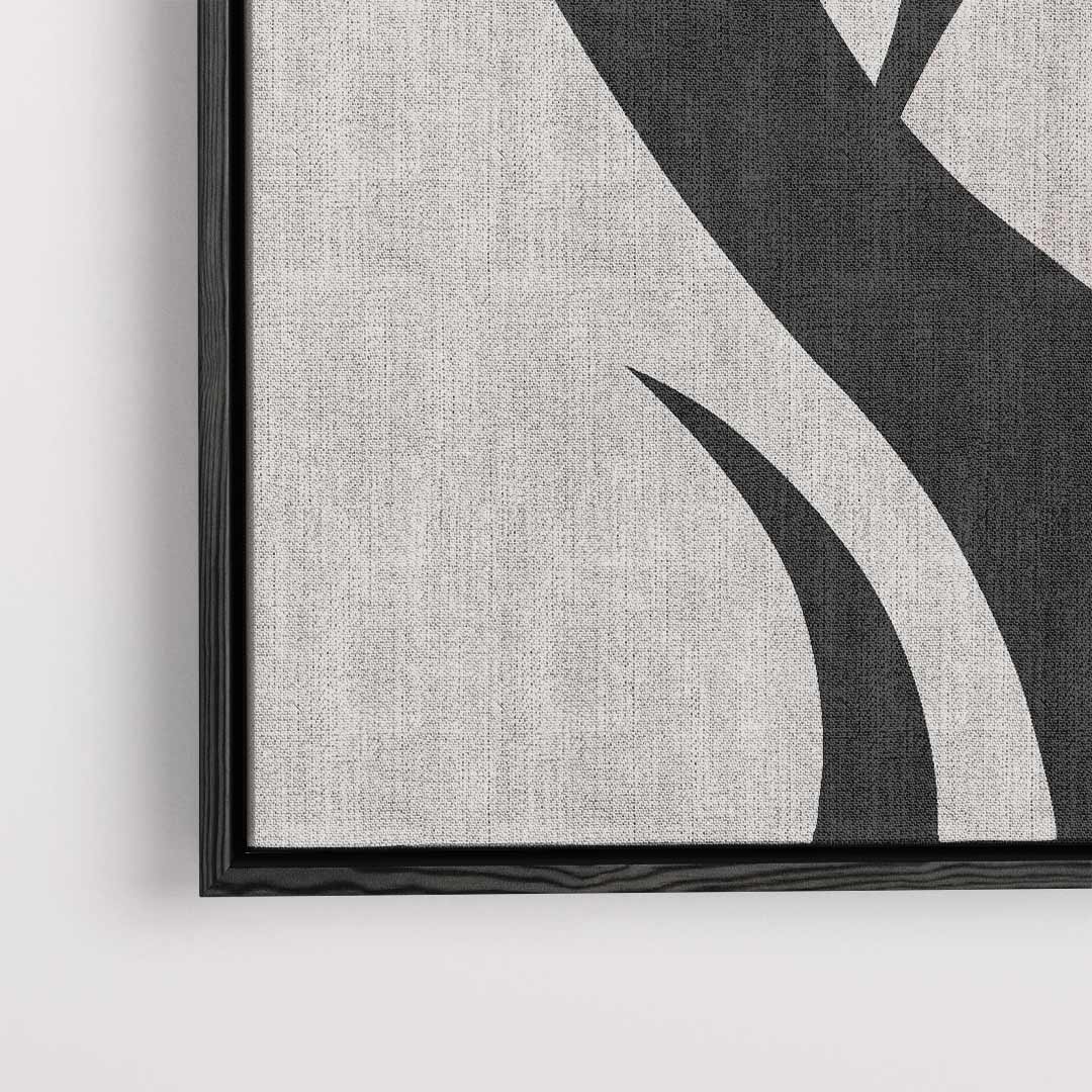 Dans van Schaduw – dibond kunstwerk als wanddecoratie