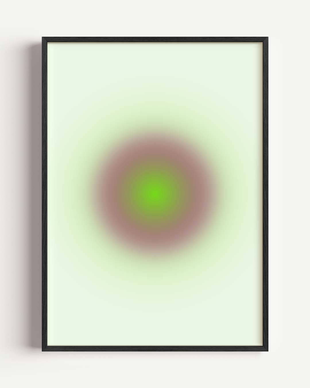 Stralende Aura Mandala – mindful portret poster als wanddecoratie