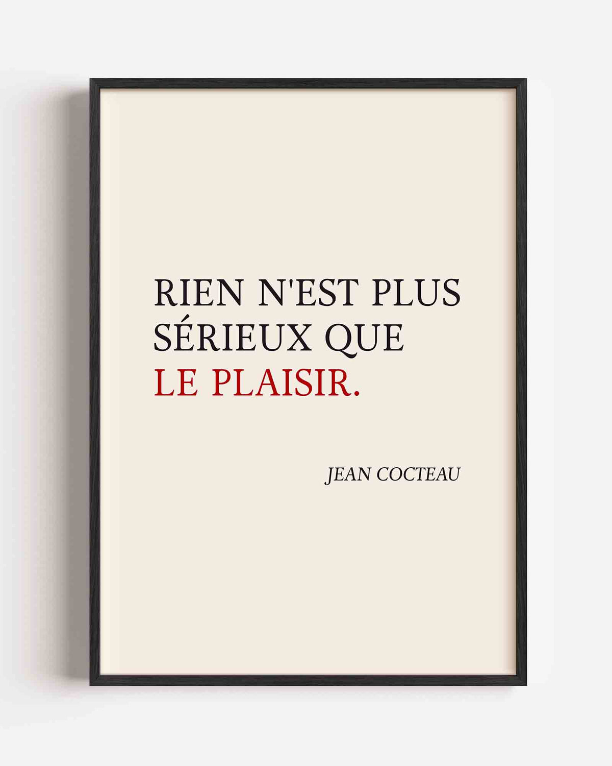 Citaat van jean cocteau – keuken portret poster als wanddecoratie