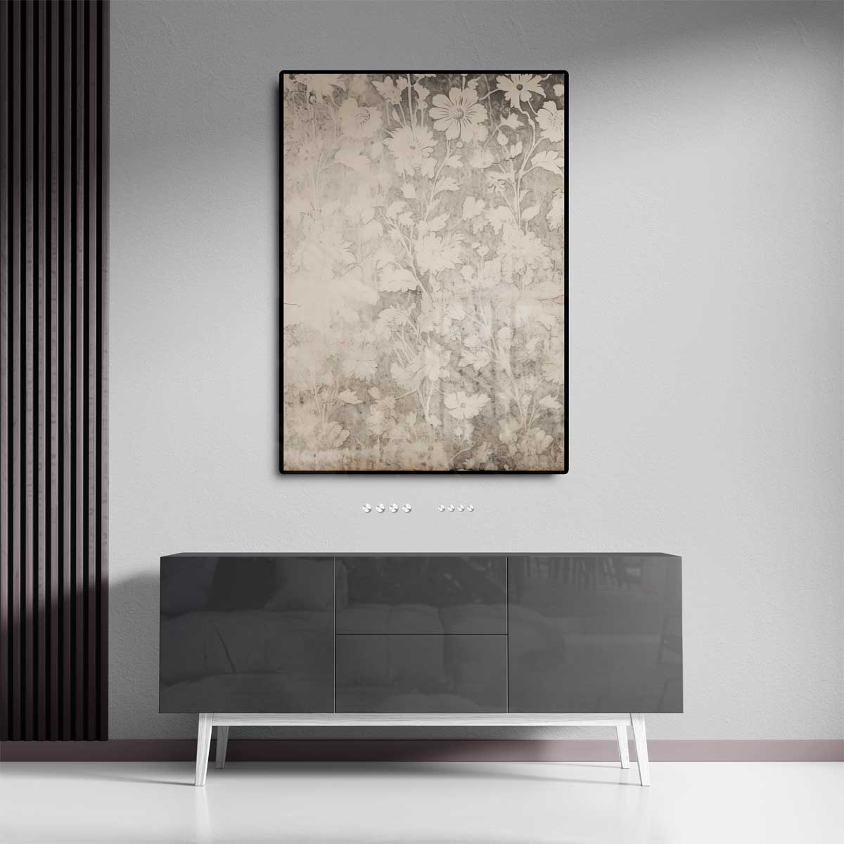 Bloemige Droomwereld – plexiglas kunstwerk als wanddecoratie