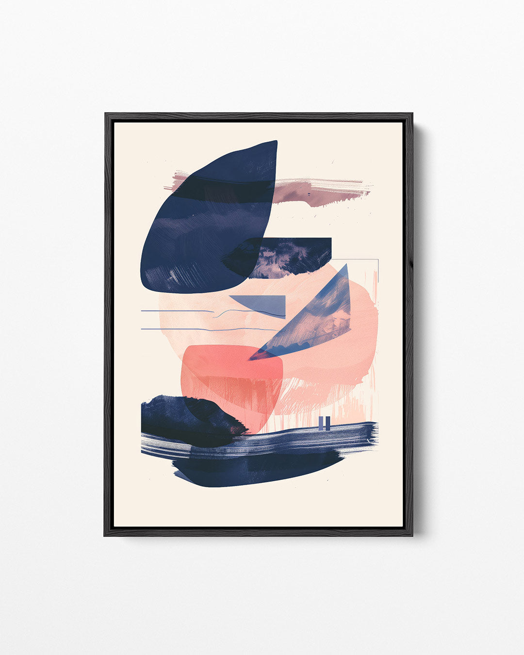 Organische vormen compositie – staand wanddecoratie kunstwerk