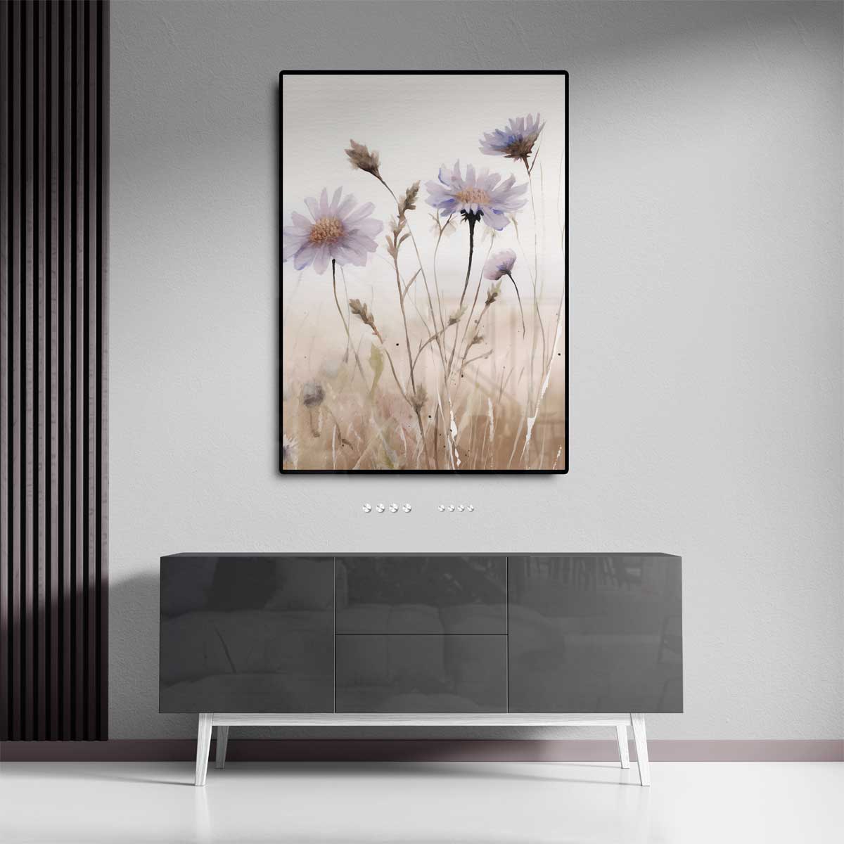 Zachte Bloemendroom – staand kunstwerk voor modern interieur