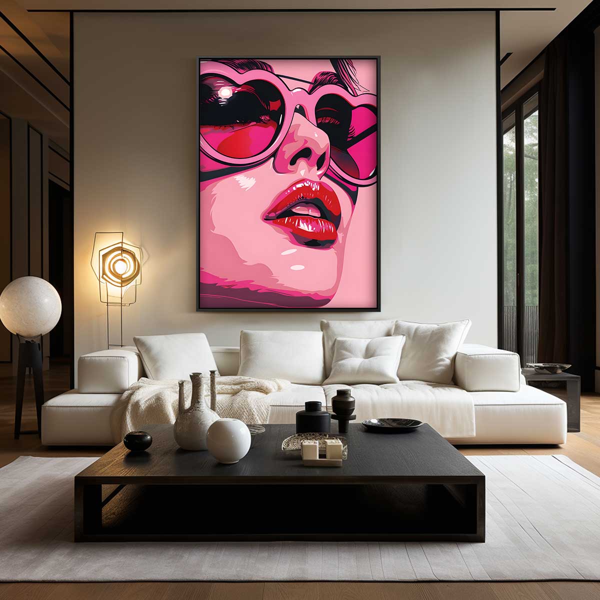 Glamoureuze Dromen – canvas wanddecoratie in portret formaat