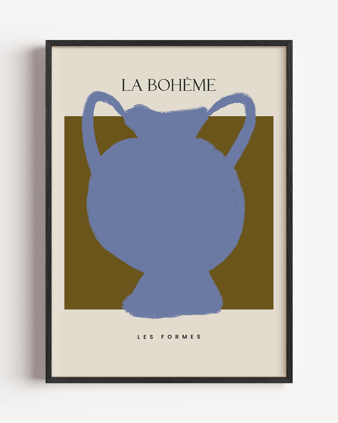La Bohème Stijlvolle Abstracte – boheme portret poster als wanddecoratie