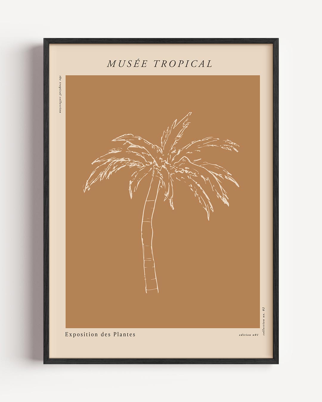Tropische Palm – zomer portret poster als wanddecoratie