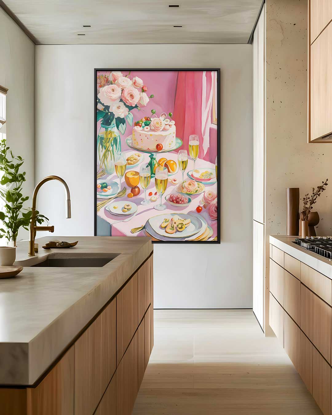 Feestelijke Tafelsfeer – staand kunstwerk voor modern interieur
