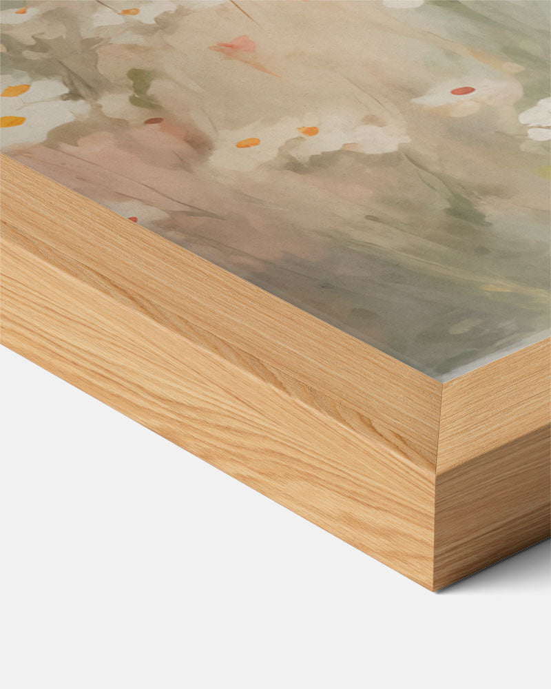 Rustieke Bloemenweide – staande vintage wanddecoratie van WallArtistic