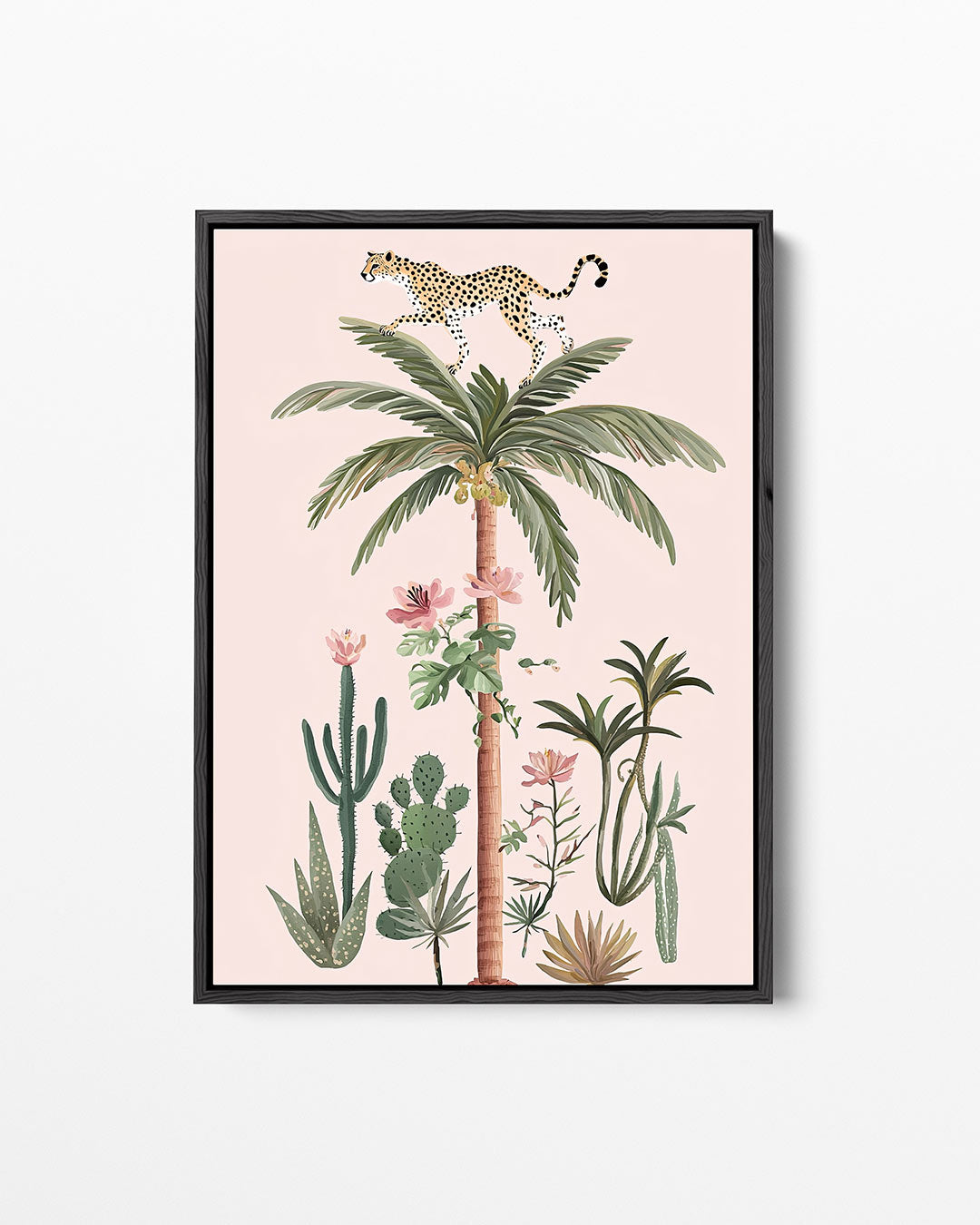 Tropische dierenwereld – staand wanddecoratie kunstwerk