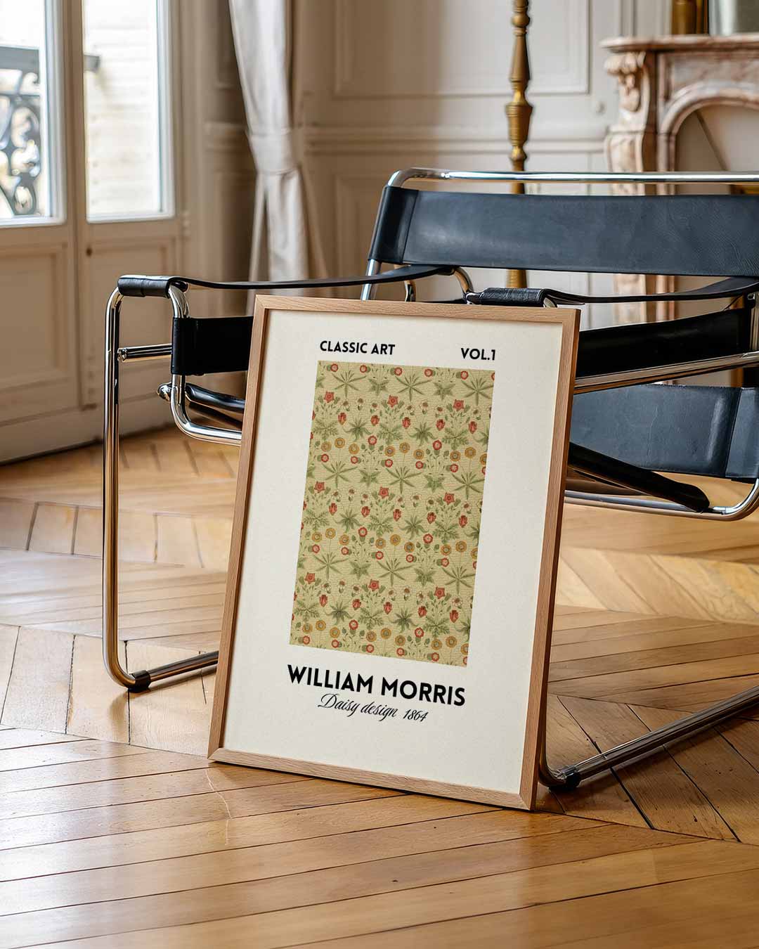 William Morris Daisy Design 1864 – William Morris poster in staand formaat