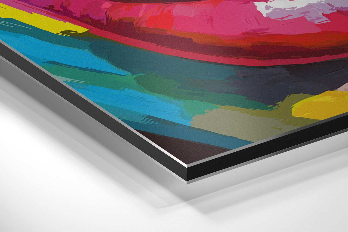 Kleurrijke Macaron Smaakexplosie – canvas kunstwerk als wanddecoratie