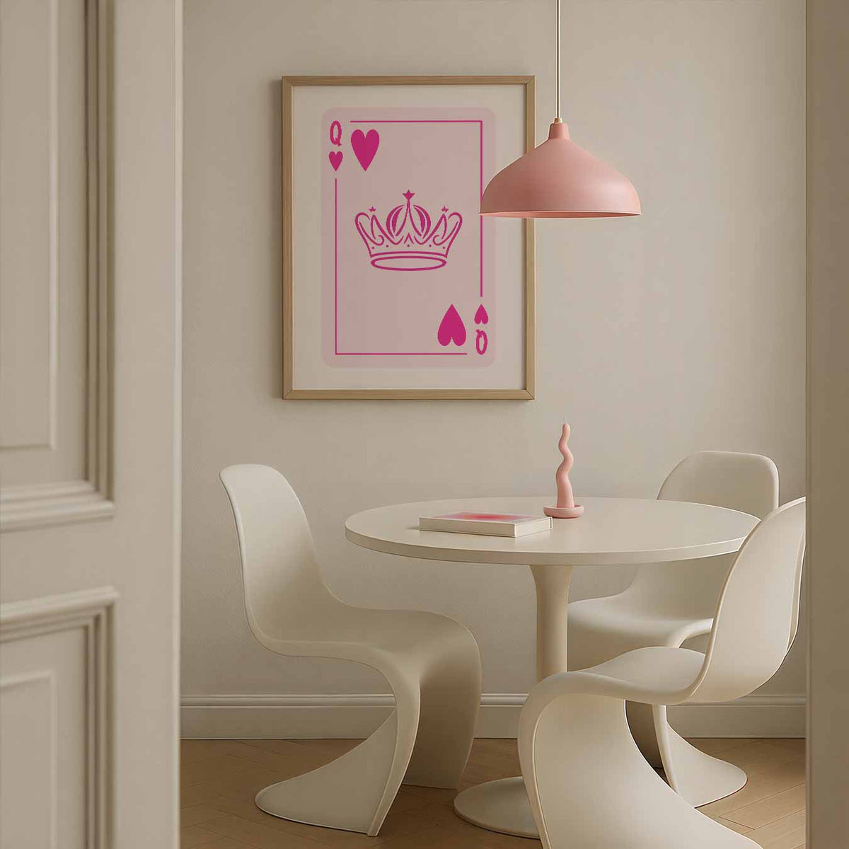 Koningin van Harten – zomerse poster in staand formaat