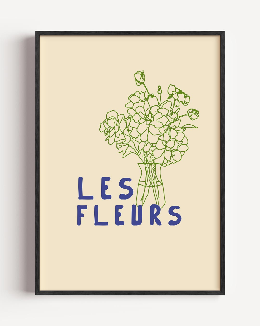 Les Fleurs Bloemenposter – keuken portret poster als wanddecoratie