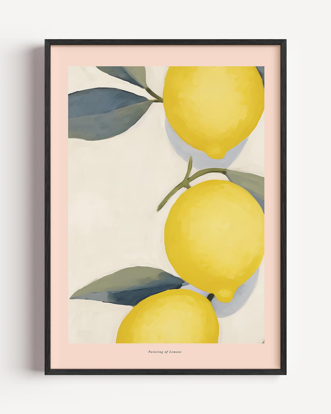 Vrolijke Citroenposter – keuken portret poster als wanddecoratie