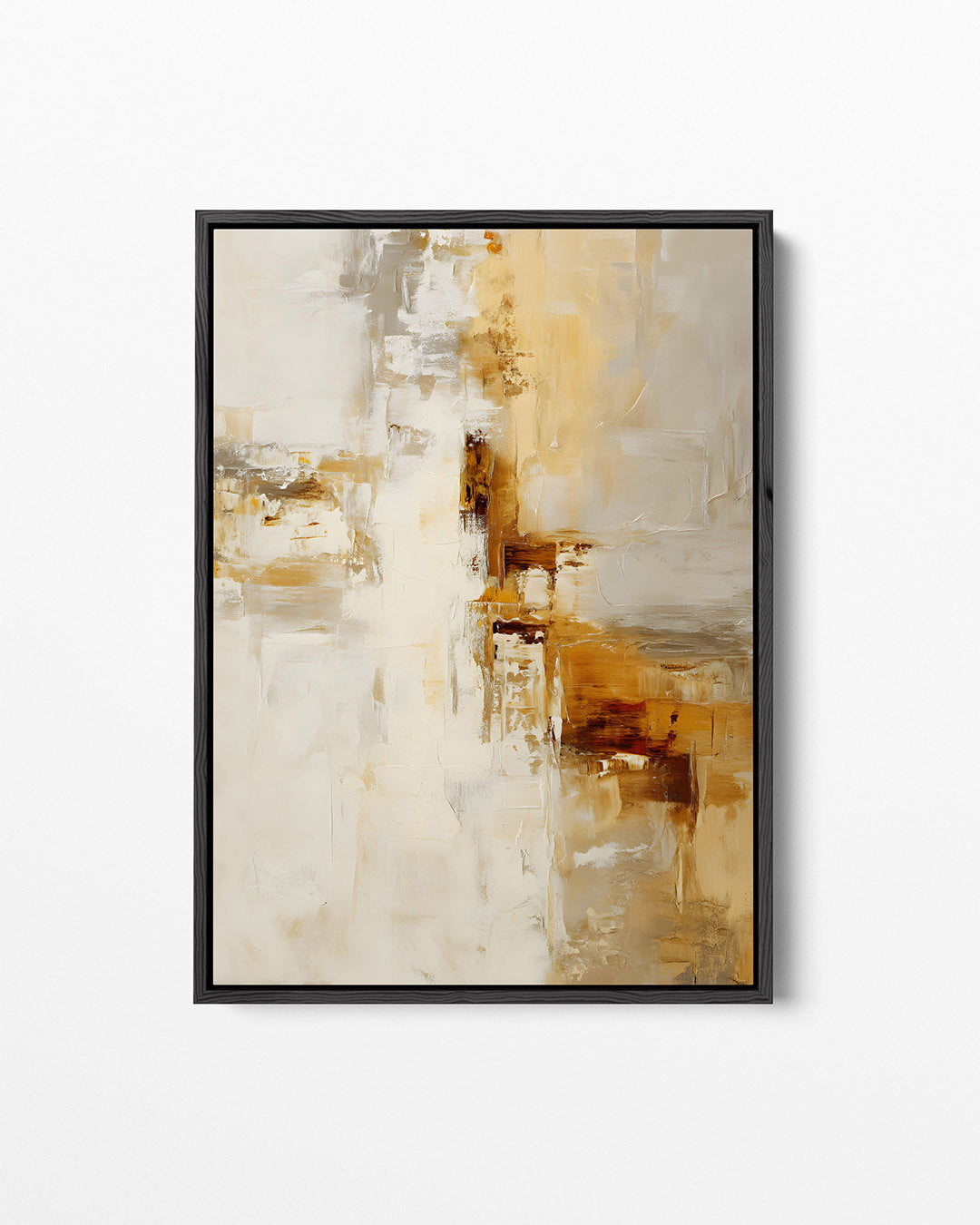 Gelaagde kleurencompositie – staand wanddecoratie kunstwerk