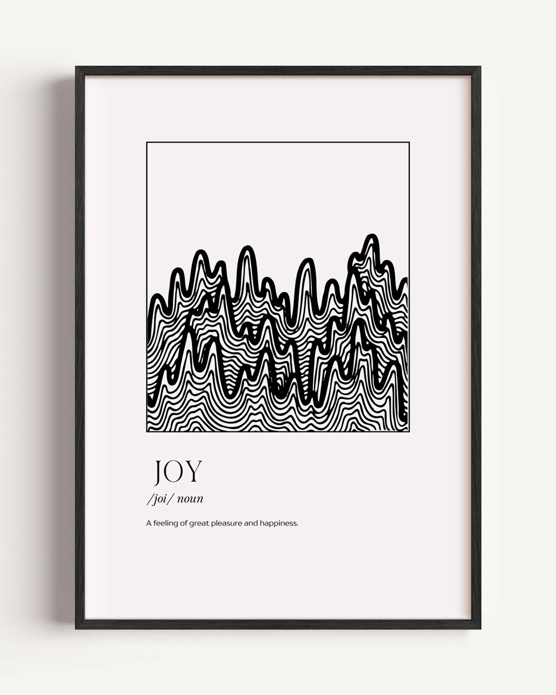 Joyful Lines – Popart en Streetart portret poster als wanddecoratie