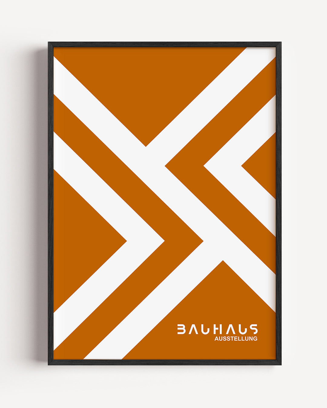 Lijnen en vlakken – staande Bauhaus poster als wanddecoratie