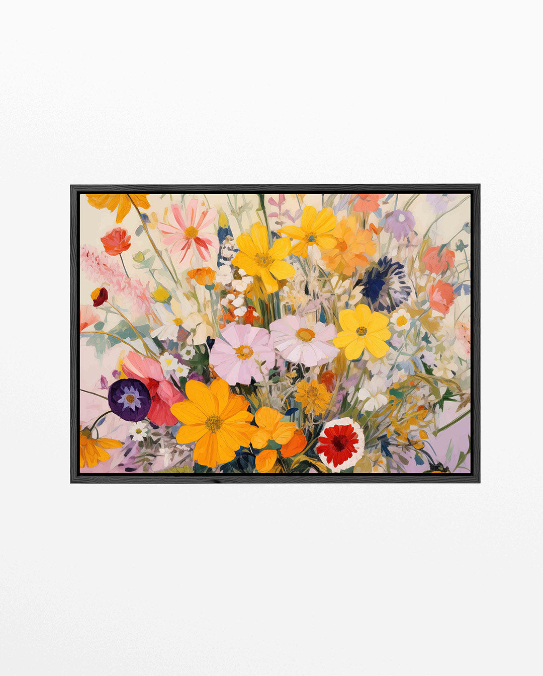 Bloemenexplosie – Bloemen kunstwerk – liggend bloemen kunstwerk