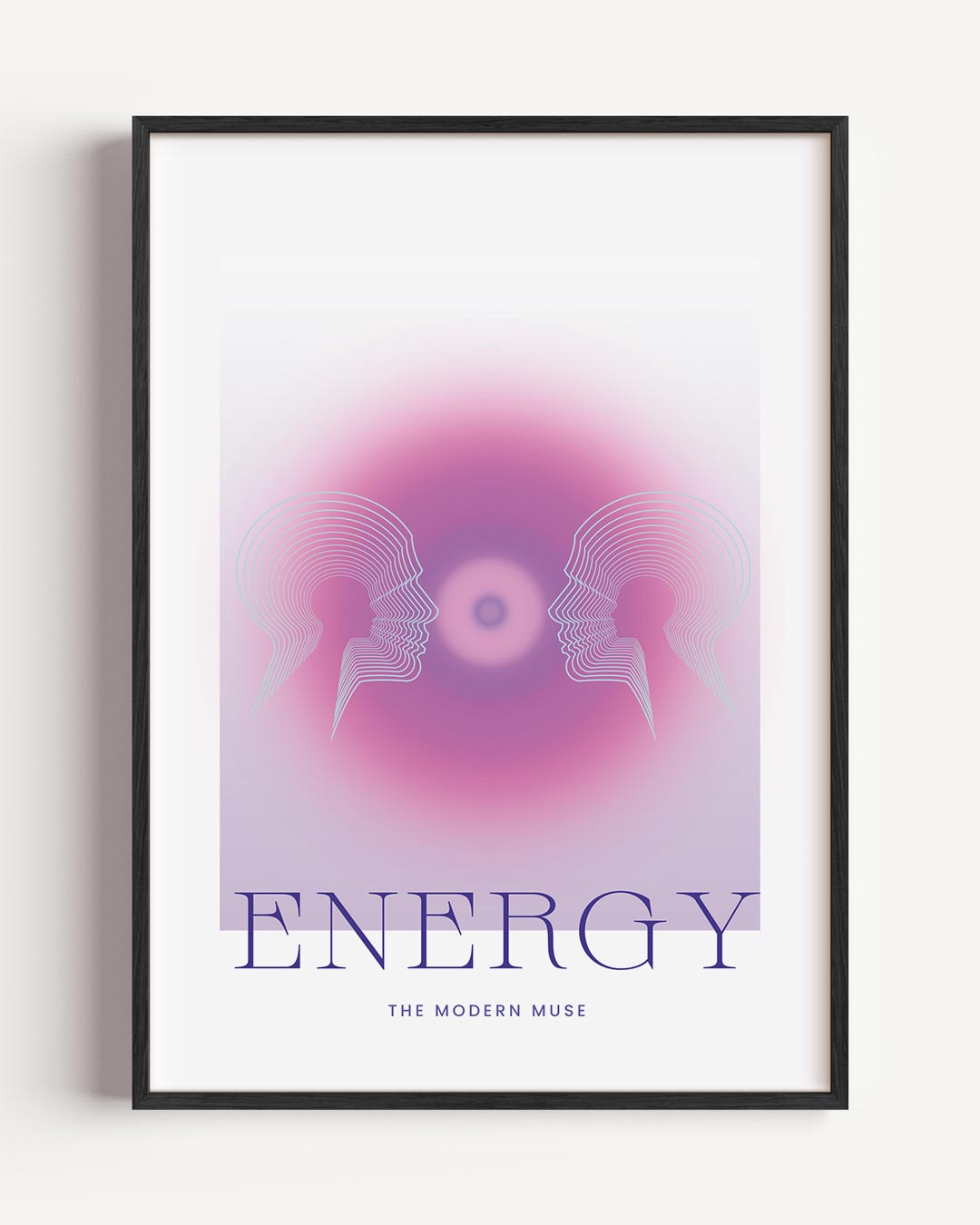 Energie Inspiratieposter – mindfulness portret poster als wanddecoratie