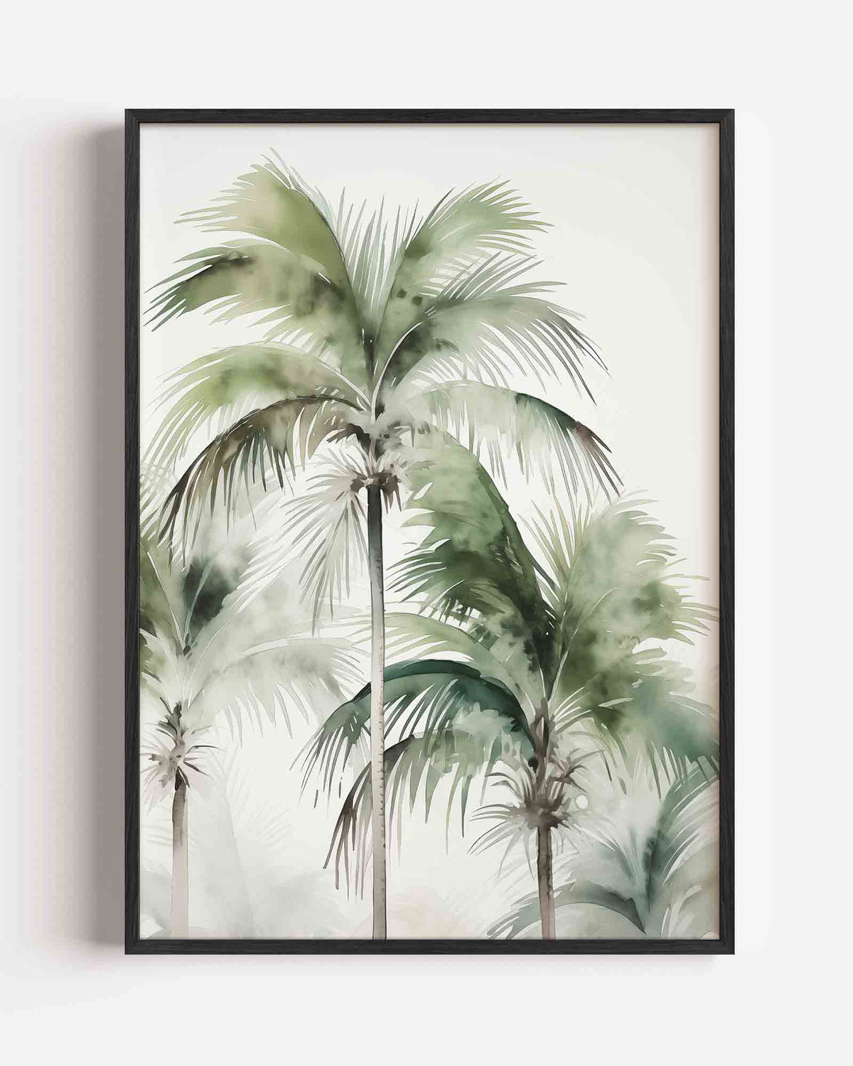 Tropische palmbomen – jungle portret poster als wanddecoratie