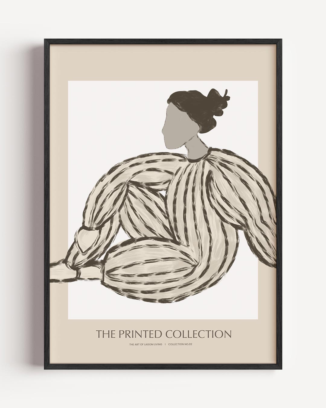 Stijlvolle Moderne Kunstposter – vrouwelijk portret poster als wanddecoratie